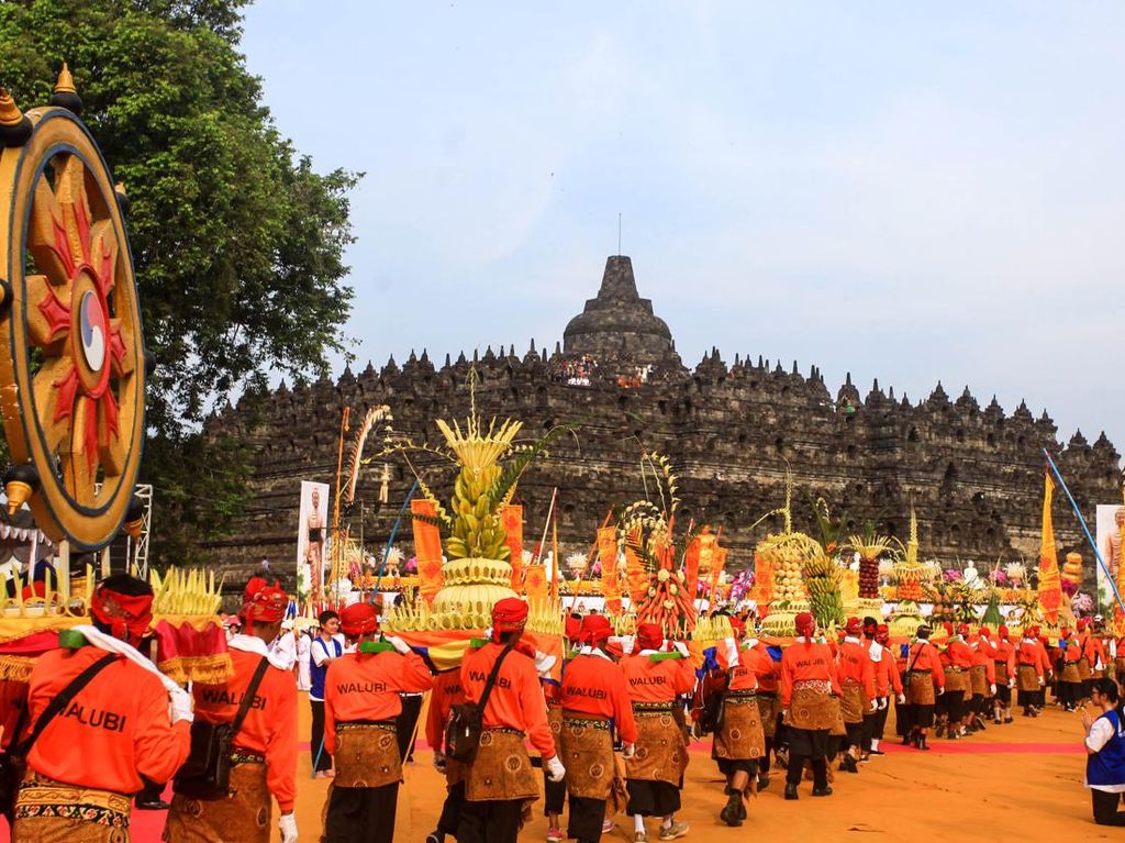 Kirab Waisak di Candi Mendut-Borobudur, Begini Pengalihan Arus Lalinnya