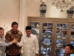 Airlangga Pamer Slogan Bersatu Saat Bertemu Zulhas-Suharso, Apa Itu?
