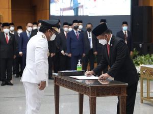 Usai Dilantik Jadi Pj Gubernur Banten, Muktabar Minta Dukungan