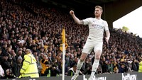 Terbaru, Kevin De Bruyne bikin empat gol kala Man City kalahkan Wolves 5-1 pada Kamis (12/5) dini hari WIB (AP/Rui Vieira)
