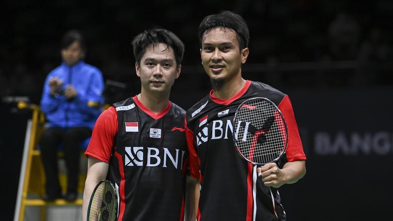 Indonesia unggul 2-0 atas China.