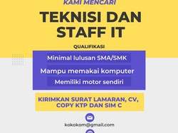 Loker Denpasar, KOKO Komputer Buka Lowongan Teknisi Komputer