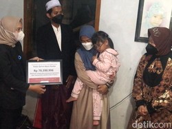 Bocah Majalengka Pengidap Kanker Mata Dijenguk Mensos Risma