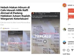 Harga Makanan di Beach Club Raffi Ahmad Dianggap Mahal hingga Nasib Sarjana Penjual Teh