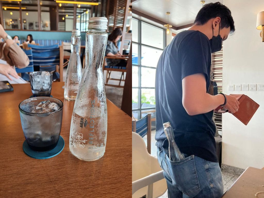 Pesan Air Mineral di Restoran, Komedian Ini Panik saat Diberi Air Botolan Kaca