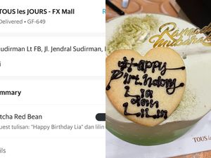 Pesan Kue Ulang Tahun via Ojol, Tulisan di Kuenya Bikin Ngakak