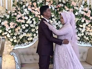 Pernikahan Viral Hadirkan Kembang Api Bikin Kecupan Berakhir Jadi Kebakaran