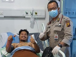 Kanit Resmob Polda Jambi Sudah Bisa Tersenyum Lagi