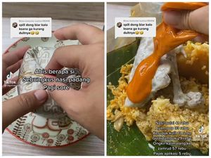 Beli Nasi Padang Pagi Sore, TikToker Ini Habiskan Rp 178 Ribu Sekali Makan!