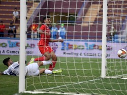 Indonesia unggul 1-0 di menit ke-18. Gol dicetak oleh Muhammad Ridwan.