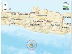 Gempa M 3,3 Guncang Pacitan