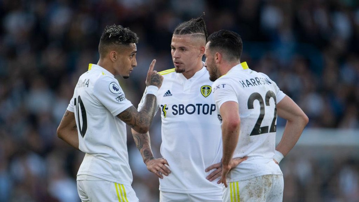 Leeds United menjadi pengoleksi kartu terbanyak dalam semusim Premier League. Foto: (Getty Images)