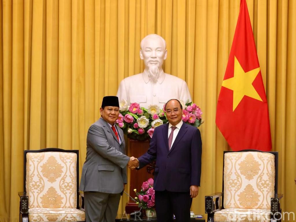 Momen Prabowo Kunker ke Vietnam Bertemu Presiden-Menhan