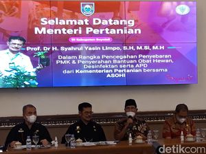 Mentan Akan Distribusikan Vaksin Penyakit Mulut-Kuku Pekan Depan