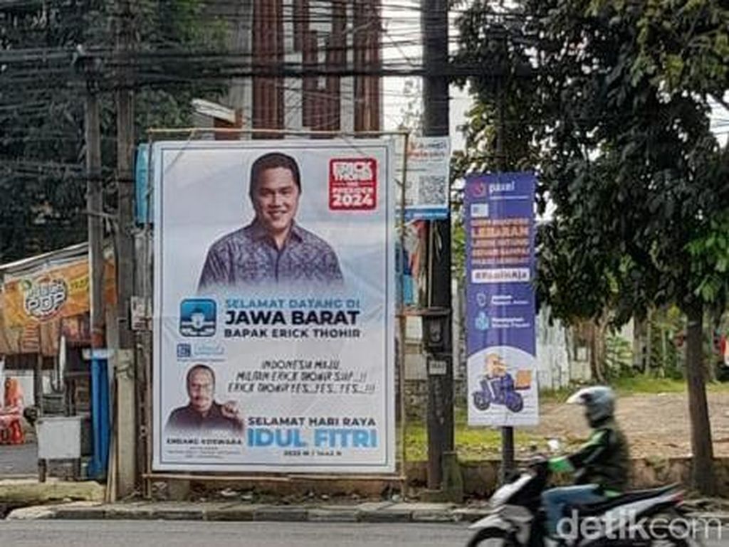 Ramai Poster Erick Thohir For Presiden, Stafsus: Kami Nggak Pernah Bikin