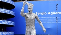 Saat itu gol Aguero membuat Man City juara Premier League usai mengungguli Manchester United lewat selisih gol. Foto: AP/Martin Rickett
