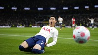 Sayangnya, performa Son Heung-min tidak cukup untuk membawanya masuk nominasi pemain terbaik Liga Inggris dalam PFA Player of The Year 2021/2022 (AP)