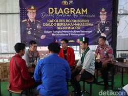 Mahasiswa dan Polisi di Bojonegoro Dialog soal Hoaks