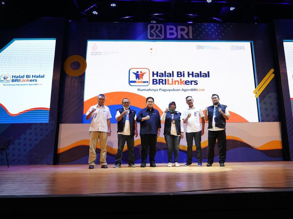 Erick Thohir Dorong BRI Perbanyak Agen BRILink di Surabaya Erick Thohir Dorong BRI Perbanyak Agen BRILink di Surabaya