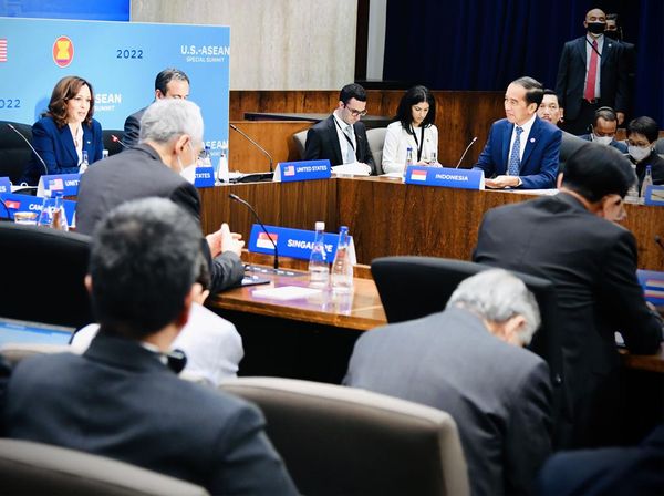 Jokowi dan Pemimpin ASEAN Bahas Perubahan Iklim Bareng Wapres AS