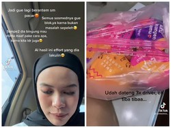 Jalani LDR, Pria Ini Minta Maaf ke Pacarnya Lewat 4 Ojol Makanan