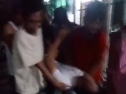 Diduga Oknum TNI dan Warga Pukuli Seorang Pria di Medan Helvetia