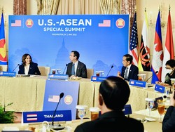 Jokowi-Pemimpin ASEAN Bicara Perubahan Iklim Bareng Wapres AS