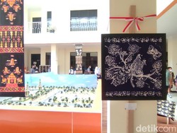 Batik Karya Siswa SD-SMP Ciamis Mejeng di Pameran