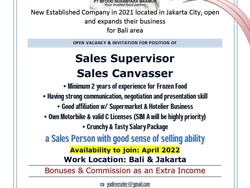 Loker Denpasar, Bfood Nusantara Makmur Cari Sales Supervisor-Canvasser