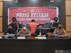 Tikam Kakak Pakai Badik Hingga Tewas, Pria di Mamuju Diamankan Polisi