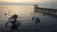 Apik! Sunset di Pantai Pasir Putih Situbondo