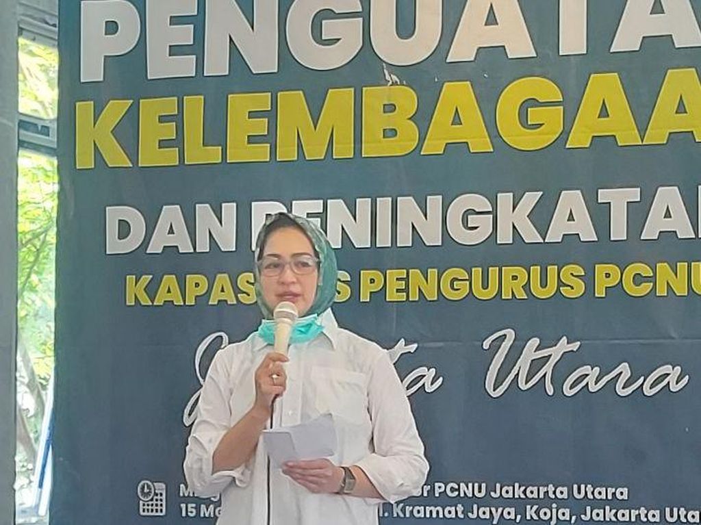 Di Kantor NU Jakut, M Taufik Minta Airin Didoakan Bisa Pimpin Jakarta Di Kantor NU Jakut, M Taufik Minta Airin Didoakan Bisa Pimpin Jakarta