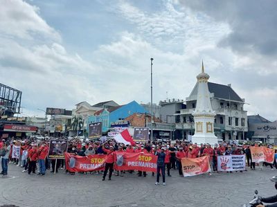 Aksi Damai Pemuda Tolak Kekerasan di Yogyakarta