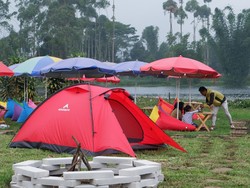 Pangalengan Punya Destinasi Baru, Kamu Bisa Kemping di Pinggir Danau