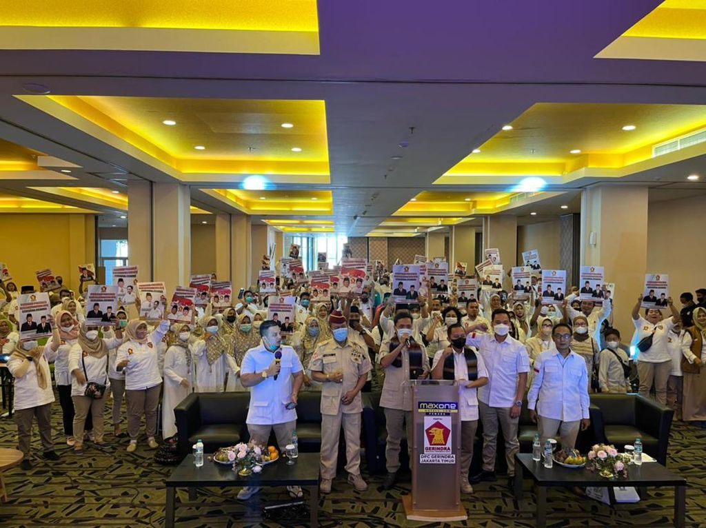 Simpatisan Deklarasi Prabowo Presiden 2024, Gerindra: Masih Konsolidasi