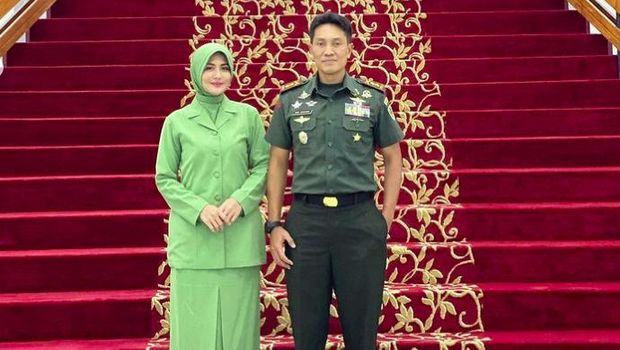 Juliana Moechtar dan Letkol Inf Nur Wahyudi