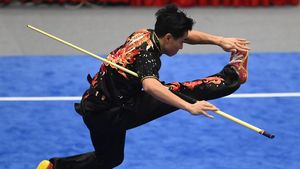 Melihat Aksi Atlet Wushu Indonesia yang Berujung Emas