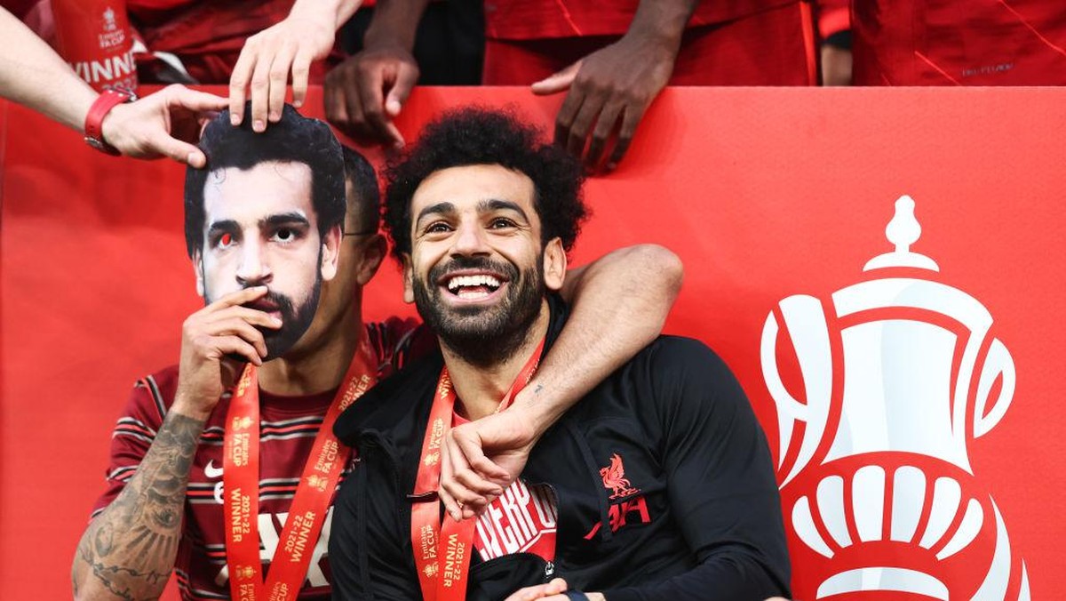 Mohamed Salah yakin tampil di final Liga Champions (The FA via Getty Images/Naomi Baker - The FA)