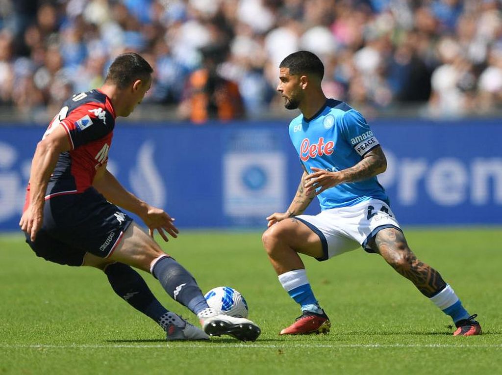 Napoli Vs Genoa: Lorenzo Insigne dkk. Menang 3-0