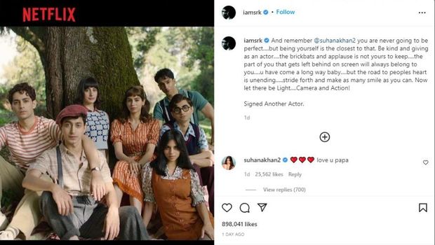 Pesan Shah Rukh Khan untuk Putrinya yang Akan Debut Berakting