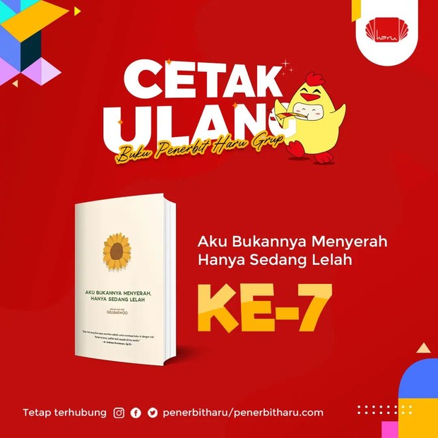 Buku Aku Bukannya Menyerah Hanya Sedang Lelah jadi salah satu rekomendasi buku self improvement wajib dibaca.