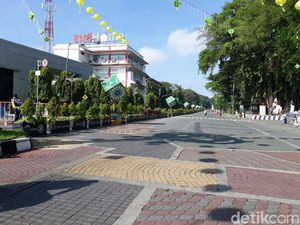 CFD Perdana Solo Usai Absen 2 Tahun, Jalan Jenderal Sudirman Masih Sepi