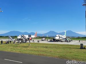 Cakep! Mendarat di Bandara Banyuwangi, Bonus Pemandangan 4 Gunung Cakep! Mendarat di Bandara Banyuwangi, Bonus Pemandangan 4 Gunung