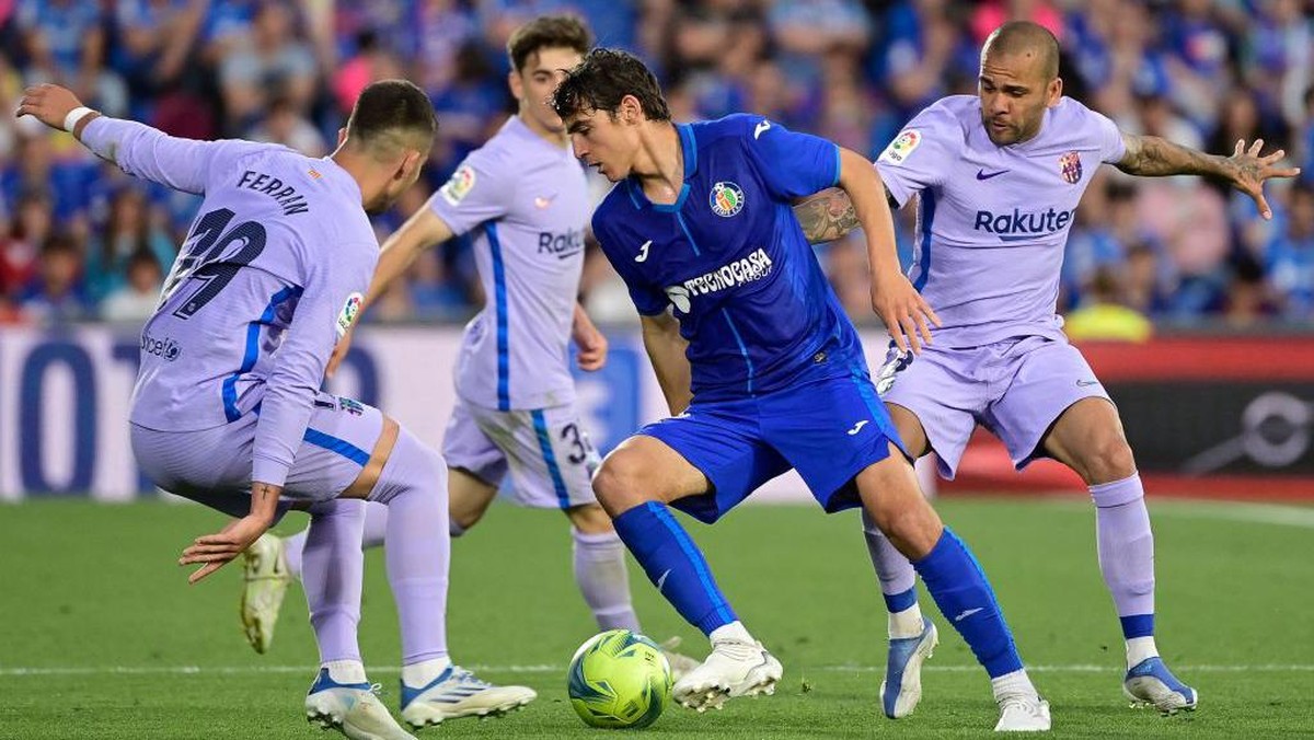 Barcelona imbang 0-0 dengan Getafe dalam lanjutan LaLiga (Foto: AFP via Getty Images/JAVIER SORIANO)