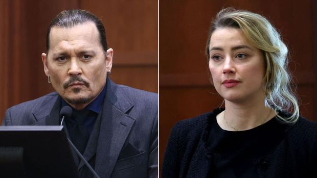 Kronologi Persidangan Kasus Johnny Depp dan Amber Heard/Foto: CNN