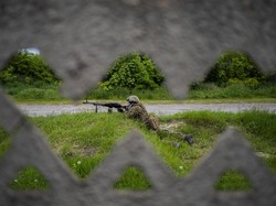 Pasukan Ukraina Berpose di Perbatasan, Sukses Usir Rusia di Kharkiv?