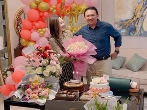 Momen Ahok Rayakan Ultah ke-25 Sang Istri, Puput Nastiti Devi