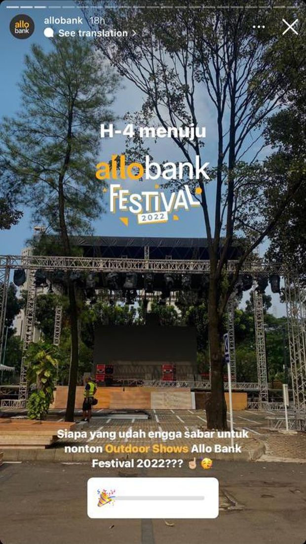 Panggung Allo Bank Festival