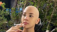 7 Editan Lucu Foto Anya Geraldine, yang Berkumis Curi Atensi Mirip Refal Hady