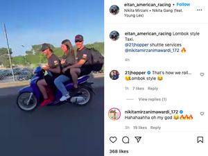 Eks Rider MotoGP Pacar Nikita Mirzani Bonceng 3, Terinspirasi Pemotor RI Eks Rider MotoGP Pacar Nikita Mirzani Bonceng 3, Terinspirasi Pemotor RI